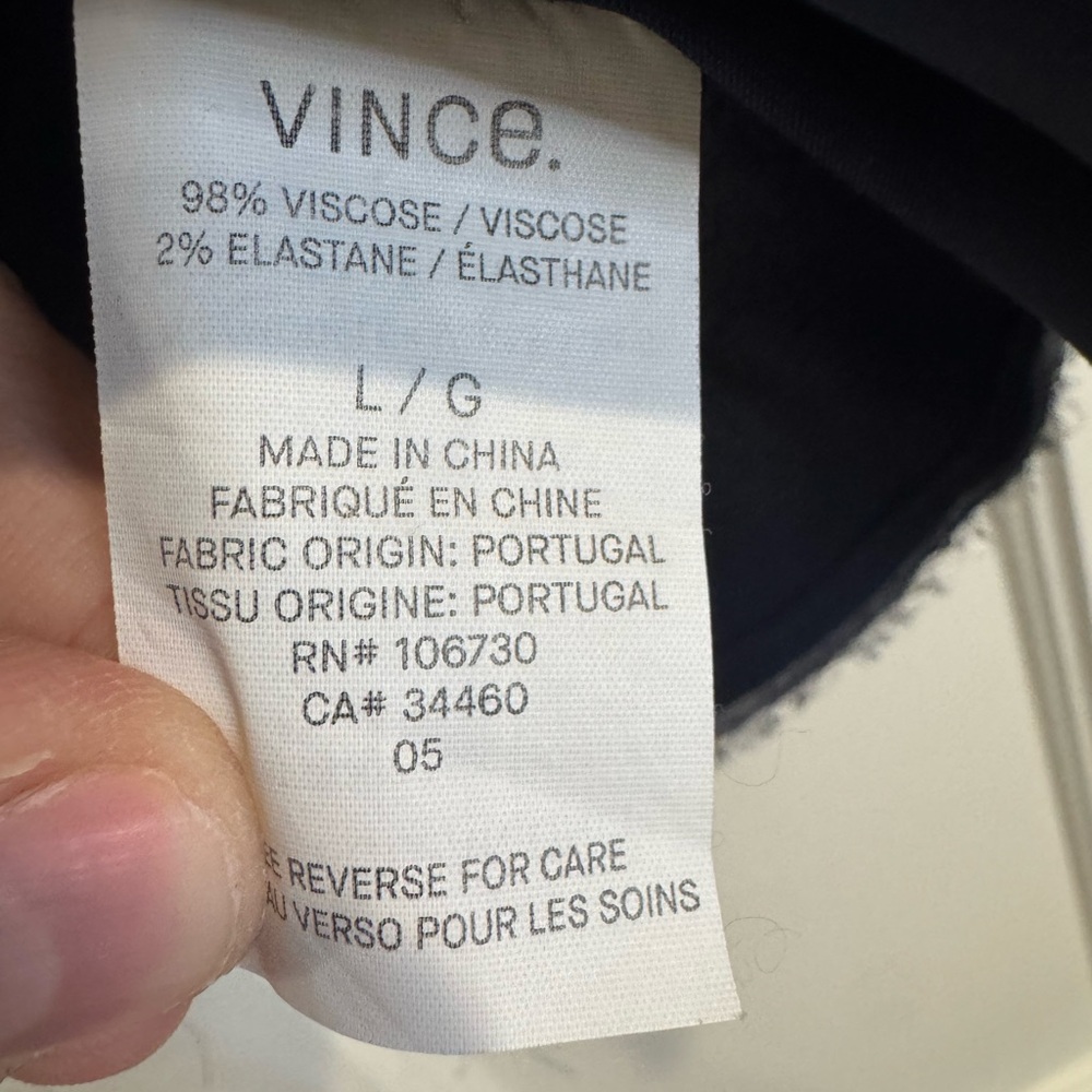 Vince Deep Blue Tank Top - Picture 5 of 6